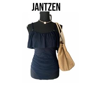 Jantzen one piece swimsuit black sz 10